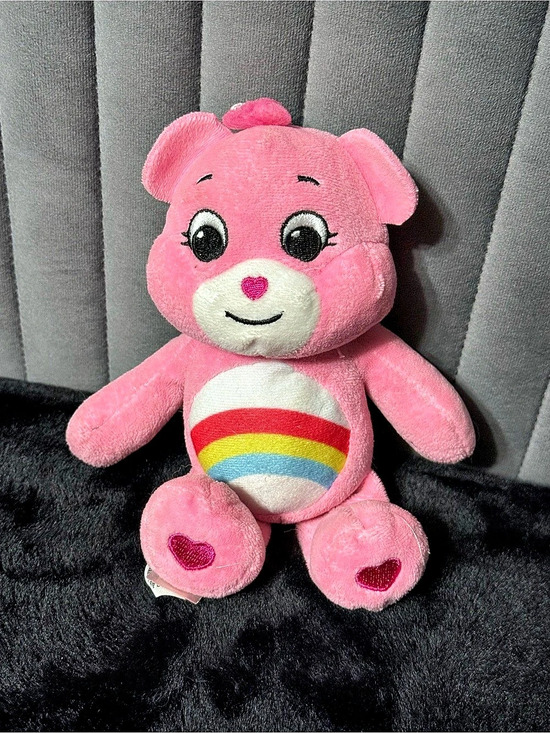Basic Fun Other - Care Bears Cheer Bear Basic Fun Plush Pink Rainbow Bear